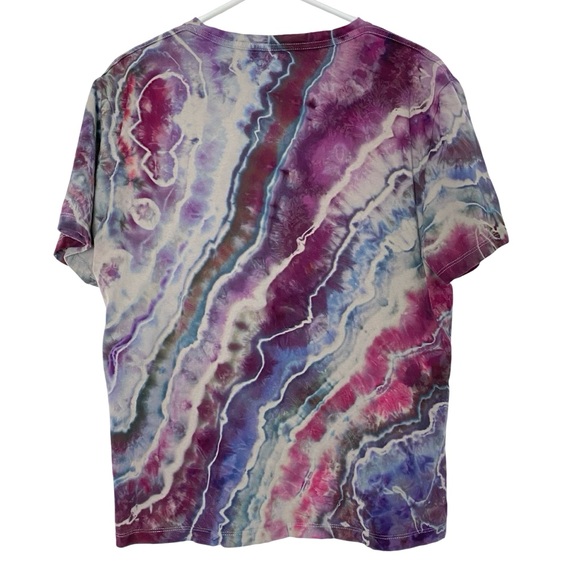 All Saints Geode Tie Dye Tee Tshirt Mens Size XXL Crewneck Shirt Short Sleeve - Picture 2 of 10